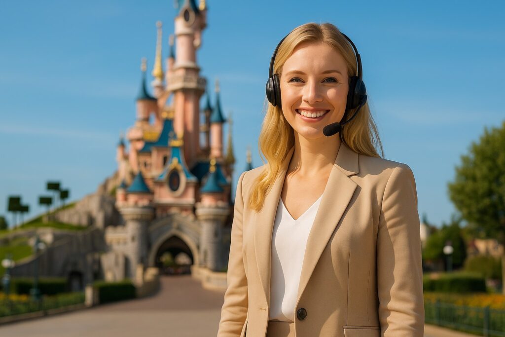Interpr&egrave;te professionnelle lors d&rsquo;un &eacute;v&eacute;nement d&rsquo;entreprise en Seine-et-Marne 77, sp&eacute;cialis&eacute;e en anglais, espagnol et russe.